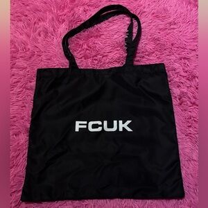 French Connection Black FCUK Tote Bag